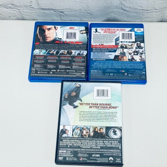 M:I Mission Impossible Quadrilogy BluRay Fallout Bluray Rogue Nation DVD - Picture 2 of 11